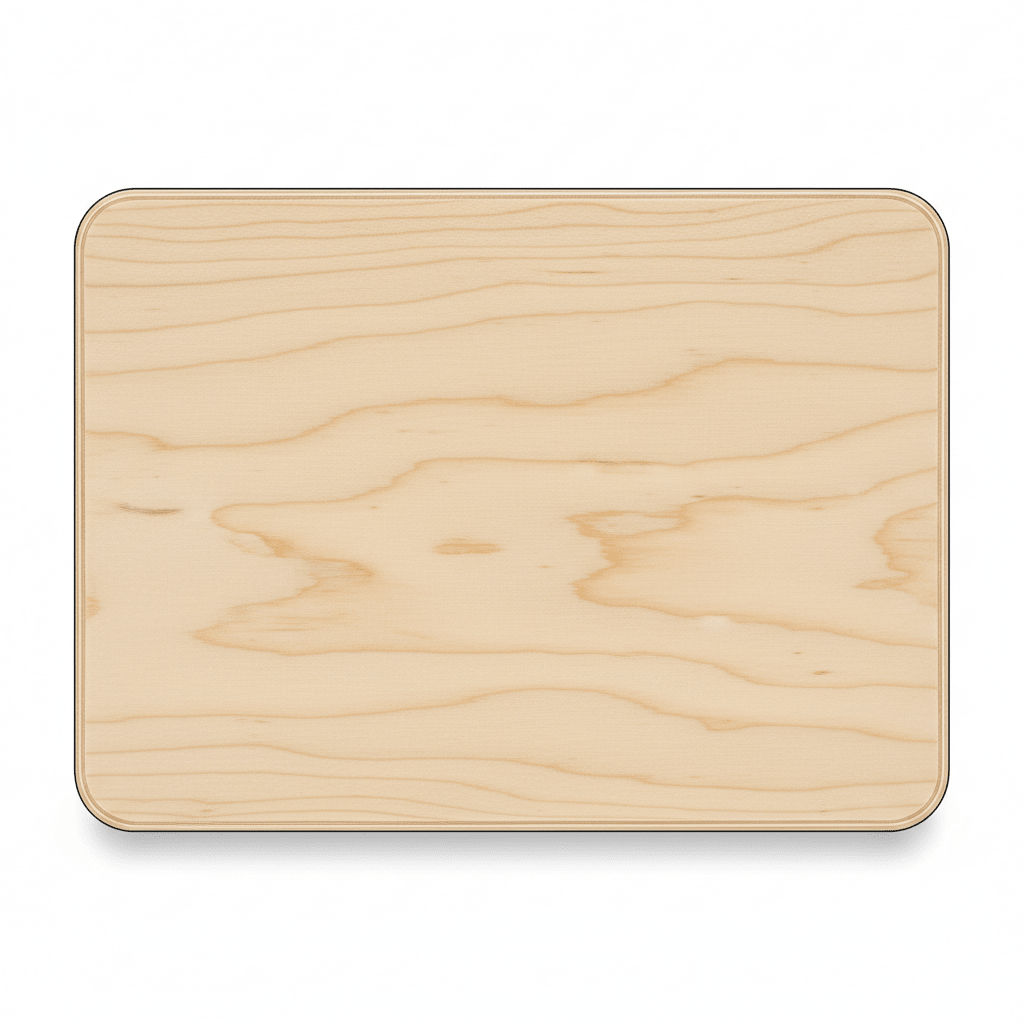 Wooden Rectangle Plaque - 18" x 13.5" Birch Plywood Rounded Edge Sign for Crafts - NameSigns.com