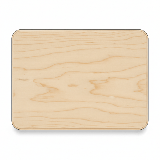 Wooden Rectangle Plaque - 18" x 13.5" Birch Plywood Rounded Edge Sign for Crafts - NameSigns.com
