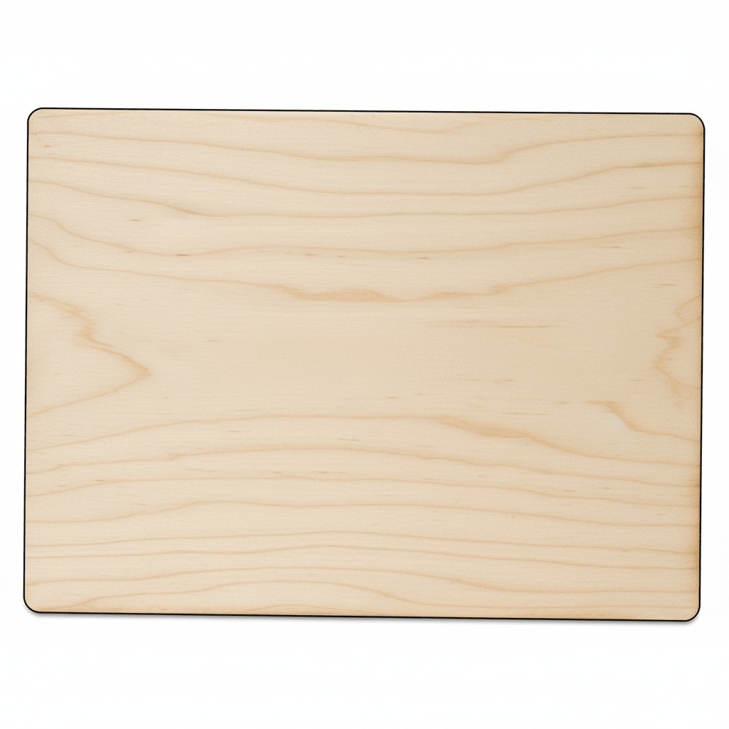 Wooden Rectangle Plaque - Small Wood Plaque 4 - 1/2" x 6" x 1/8" Durable Wood Craft Base - NameSigns.com