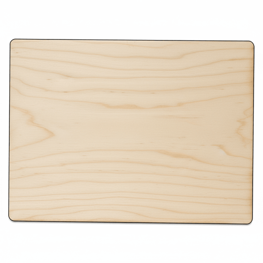 Wooden Rectangle Plaque - Small Wood Plaque 4 - 1/2" x 6" x 1/8" Durable Wood Craft Base - NameSigns.com